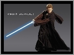 laser, szata, Hayden Christensen, Star Wars, czarna