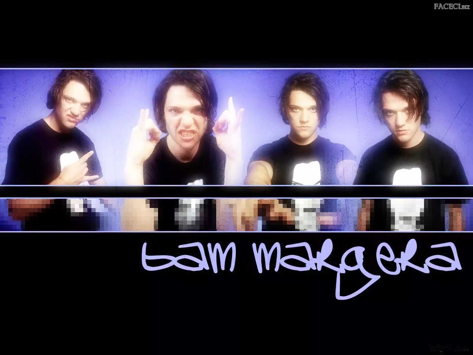 włosy, Bam Margera, ciemne